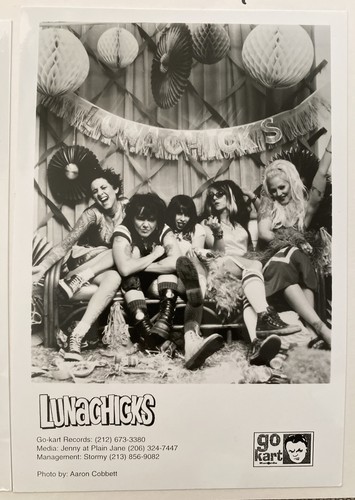 Lunachicks press photo 5x7 - press,